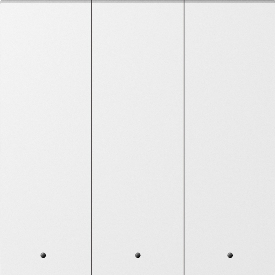 Клавиша 3-я с подсветкой, матовый белый, серия A07