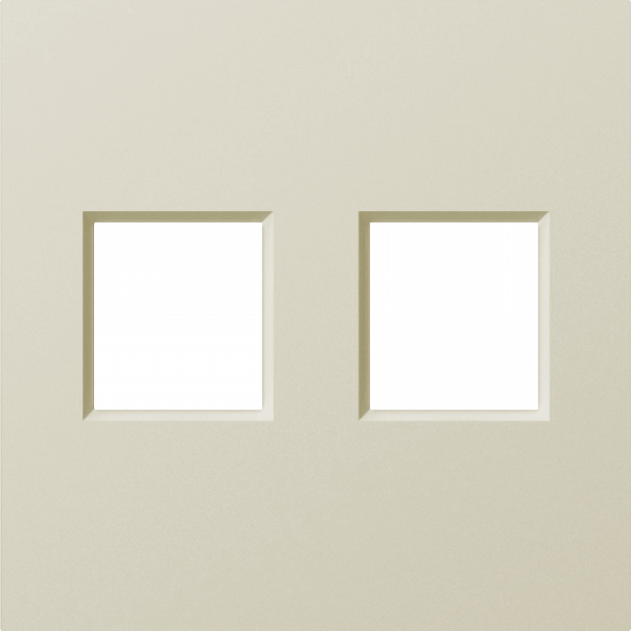 Накладка 2-я для розеток RJ45, TV, SAT, шампань, серия A07