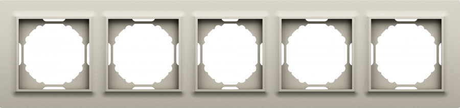 Рамка 5-я, Wave матовый кашемир, серия A07