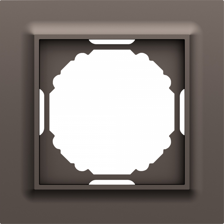 Рамка 1-я, Wave мокко, серия A07