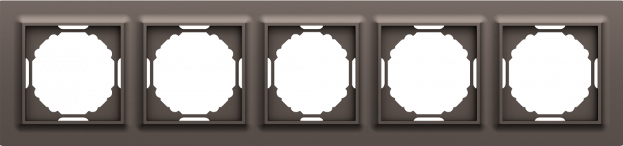 Рамка 5-я, Wave мокко, серия A07