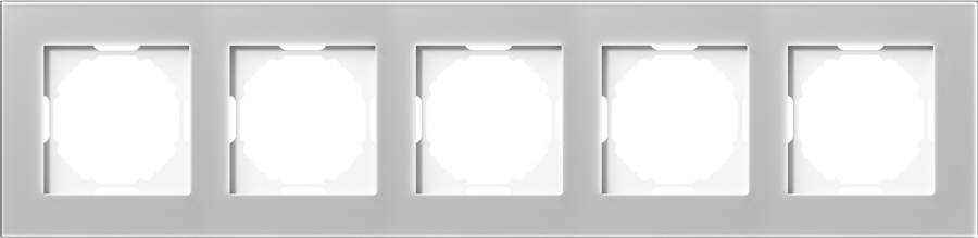 Рамка 5-я, Natural стекло металлик, серия A07