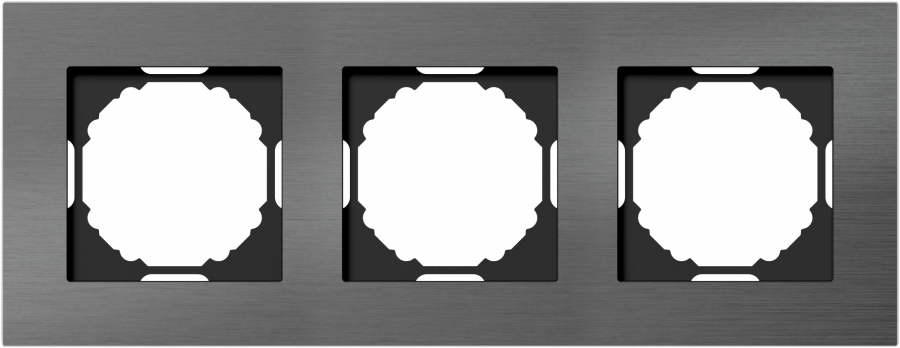 Рамка 3-я, Natural космический алюминий, серия A07