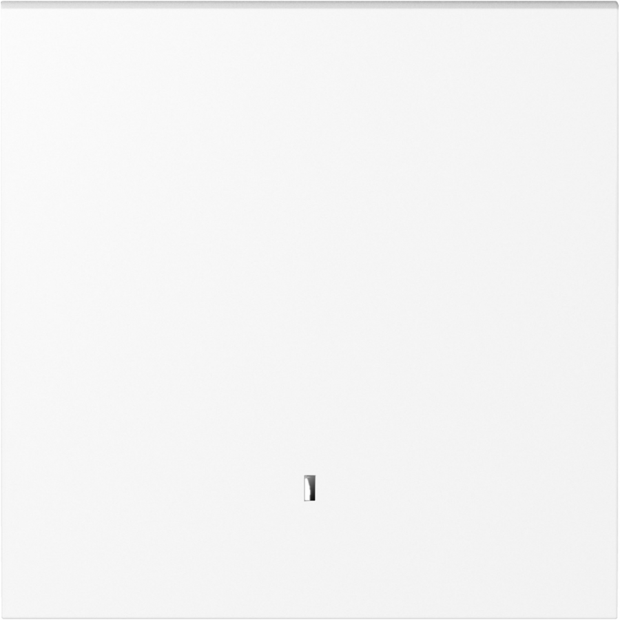 Клавиша 1-я с подсветкой, глянцевый белый, серия S08