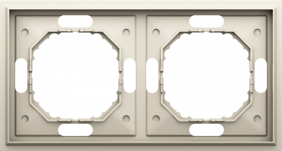 Рамка 2-я, слоновая кость, серия S08