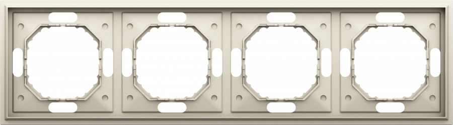 Рамка 4-я, слоновая кость, серия S08