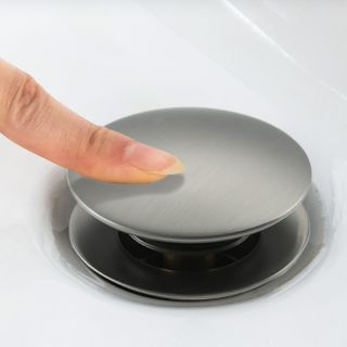 FRAP F62-9 Əlüzyuyan Çanaq Bas-Aç Klapanı, boz-5