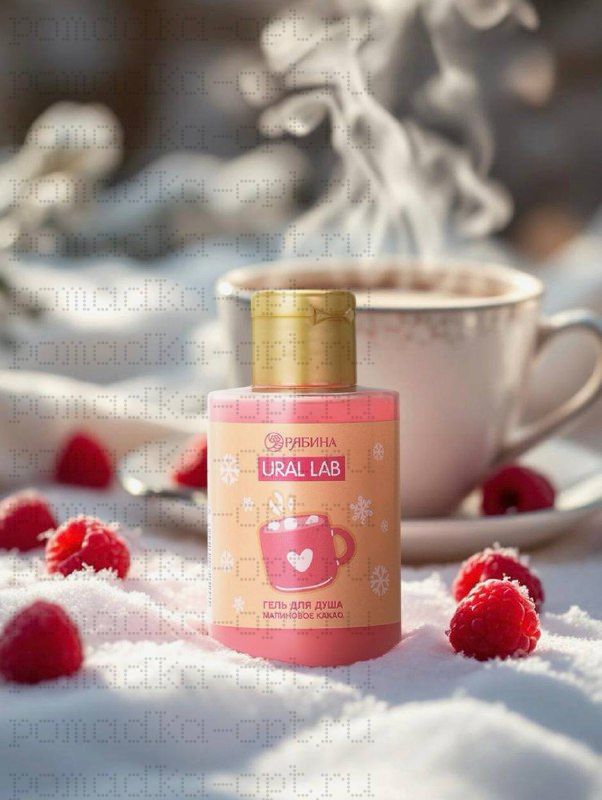 Гель для душа «Малиновое какао», 100 мл,