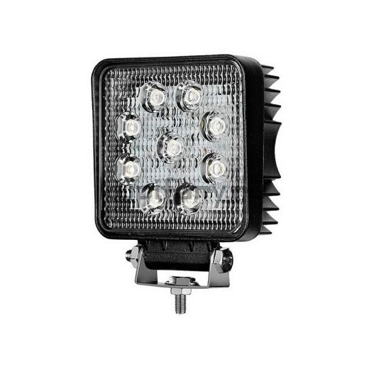 Светодиодная квадратная фара 27 Ватт 9 LED Epistar ближнего света FR102727F