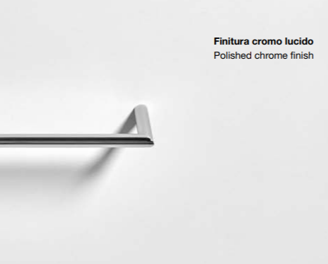 Полотенцедержатель двойной Antonio Lupi Seneca SENECA1260 длина 60 см ФОТО