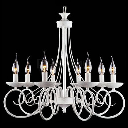 Подвесная люстра Provence 22404/8 белый с золотом