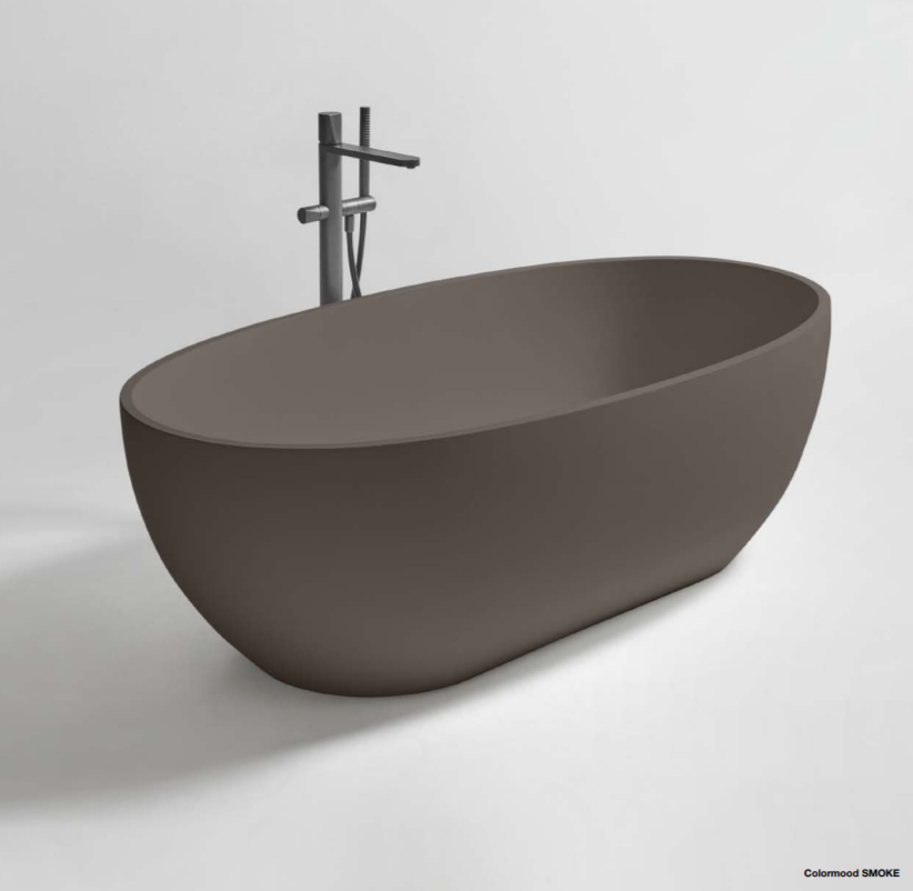 Отдельностоящая ванна Antonio Lupi Reflex 167х86 см из материала BIANCO DINAMICO ФОТО