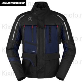 Мотокуртка Spidi 4 Season V3 H2Out, черно-синяя