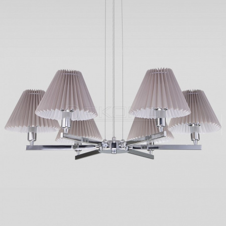 Подвесная люстра Peony 60136/6 хром/серый