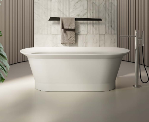 Изображение Ванна отдельностоящая или встраиваемая Antonio Lupi OASI OASI20 180х85 см из материала Cristalplant