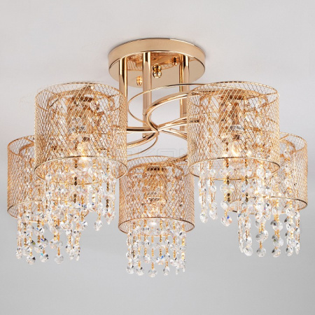 Люстра на штанге Bonnie 30137/5 золото