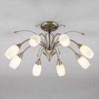 Люстра на штанге Ginevra 30280/8 античная бронза
