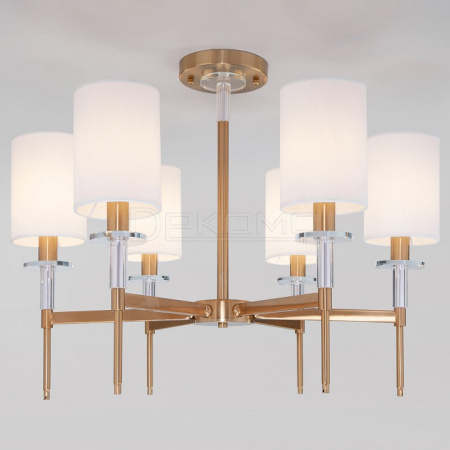 Люстра на штанге Brielle 60132/6 латунь