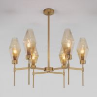 Люстра на штанге Prism 60143/6 латунь