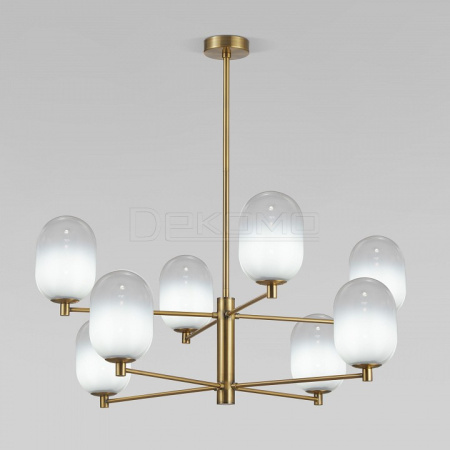 Люстра на штанге Loona 60161/8 латунь
