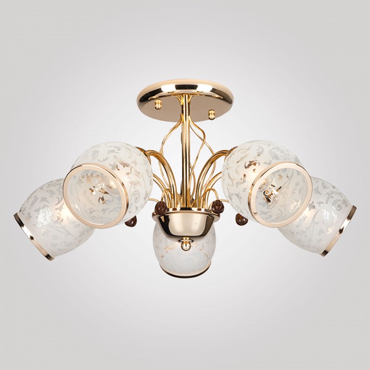 Люстра на штанге Gabriella 30026/5 золото