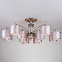 Люстра на штанге Adagio 60080/12 сатин-никель