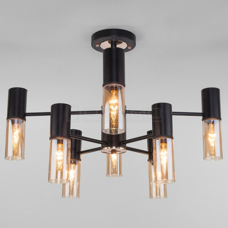 Люстра на штанге Tesoro 70125/8 черный