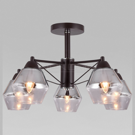 Люстра на штанге Takara 70135/5 кофе