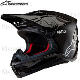 Шлем Alpinestars Supertech S-M10 Solid, черный