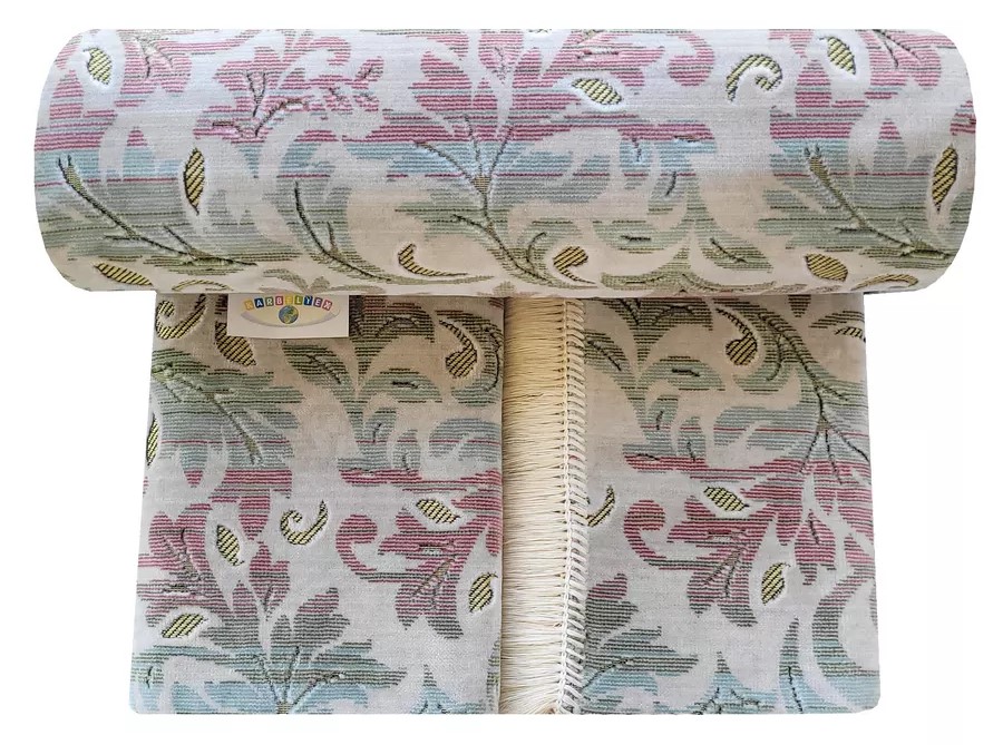 Комплект ковровых дивандеков (220х160;2 накидки(90х160),перламутровый