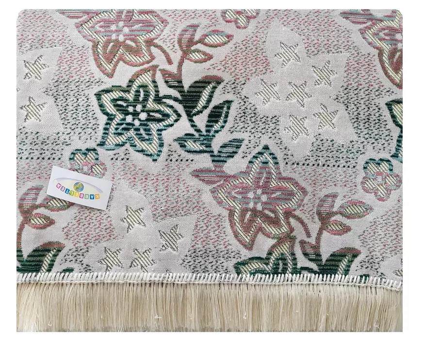 Комплект ковровых дивандеков (220х160;2 накидки(90х160),Перламутровый