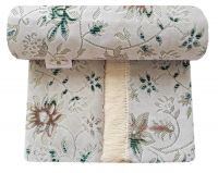 Комплект ковровых дивандеков (260х160;2 накидки(160х160),перламутровый