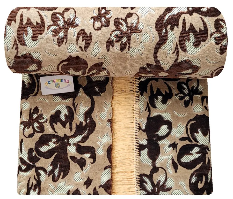 Комплект ковровых дивандеков  (220х180;2 накидки(90х180), бежевый