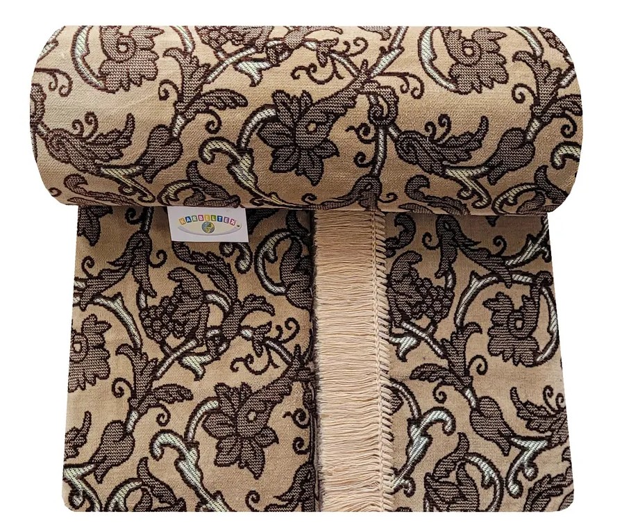 Комплект ковровых дивандеков  (220х180;2 накидки(90х180), бежевый