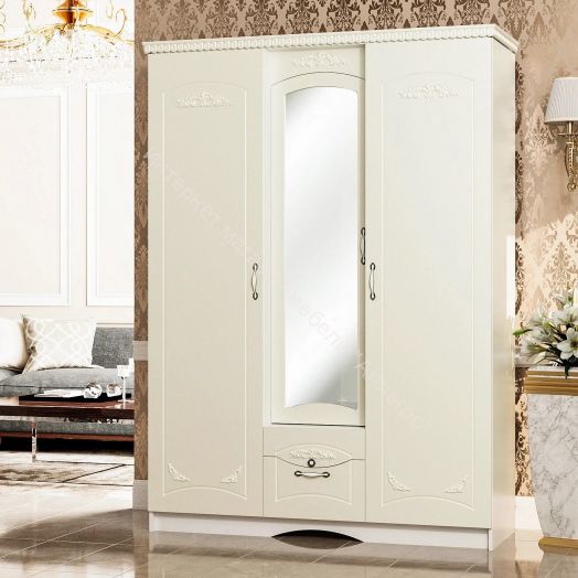 Шкаф распашной 3-х дверный "Ольга 10" для одежды и белья