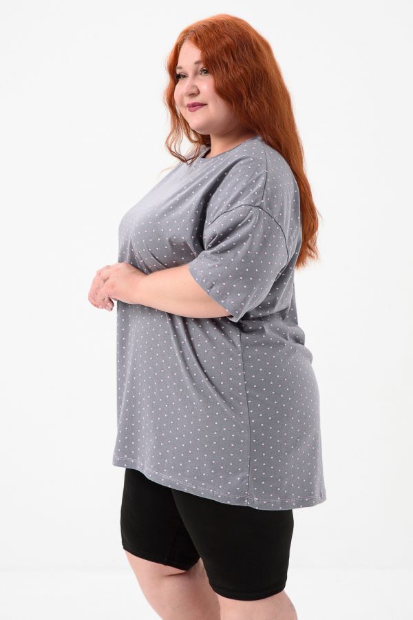 домашний костюм Сердце [графит]