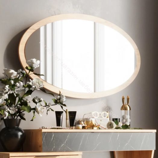 Зеркало Ольга 4 Дуб золотистый