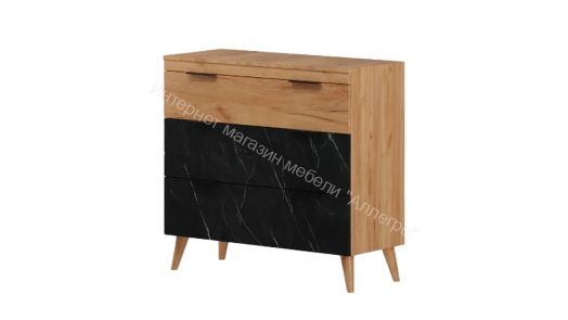 Комод  Ольга 4 Дуб золотистый/Креатель