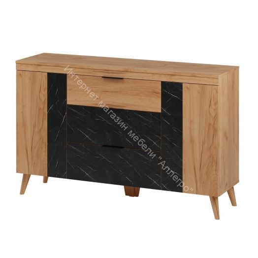 Комод 1 Ольга 4 Дуб золотистый/Креатель