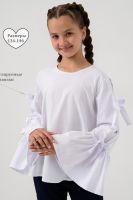 Блузка ЛОРА длинный рукав [белый]