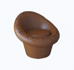 6-5103к Банкетка (кож.зам ЕСО) (ш690*г690*в690мм) коричневый