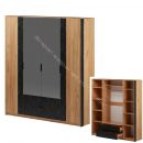 Шкаф 4-х дверный Ольга 4 Дуб золотистый/Креатель