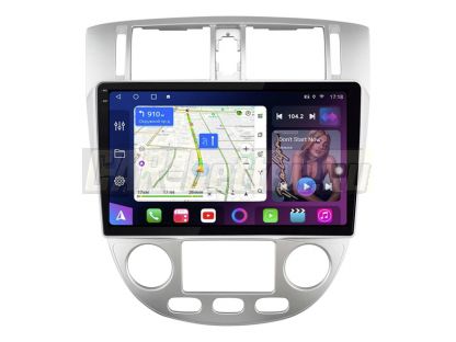 Магнитола Chevrolet Lacetti 2004-2013, рамка серебро, климат, Farcar, экран 2K QLED 2000x1200 (FC-BM3014M)