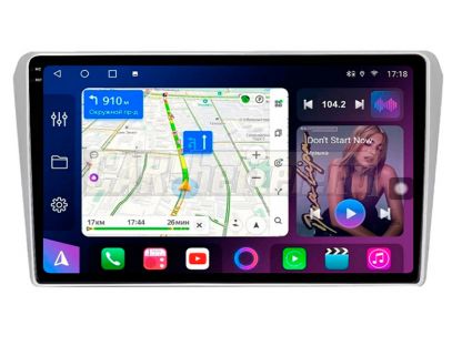 Магнитола Toyota Avensis T250 2 2003-2009, рамка серебро, Farcar, экран 2K QLED 2000x1200 (FC-BM3049MS)