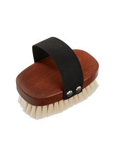 Щетка для морды, мягчайший козий волос на деревянной лакированной основе