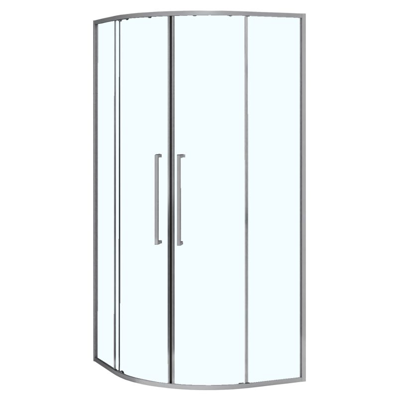 Душевое ограждение Azario SHANGHAI 90х90 четверть круга, графит матовый AZ-S43-90-MGR-CL