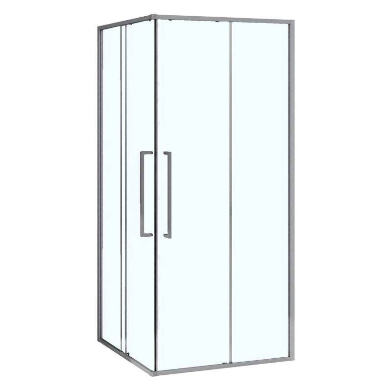 Душевое ограждение Azario SHANGHAI 100х100 квадрат, графит матовый AZ-R43-100-MGR-CL