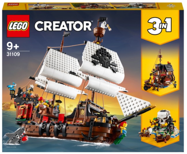 Конструктор LEGO® Creator 31109 Пиратский корабль, 1264 дет.