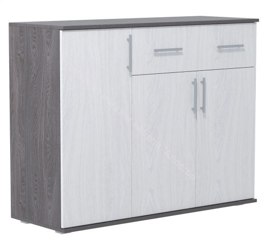 Комод - 10 (Фант) Ясень анкор темный/Ясень анкор светлый