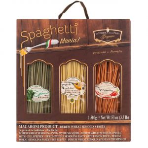 Набор пасты подарочный Спагетти Мания Spaghetti Mania La Fabbrica Della Pasta - Италия